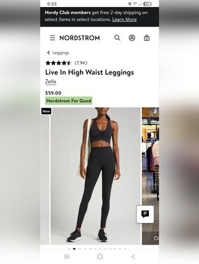 Zella leggins size large